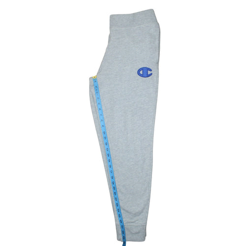 Champion Men's Grey Jogger Trousers M Regular Fit Cotton Blend
