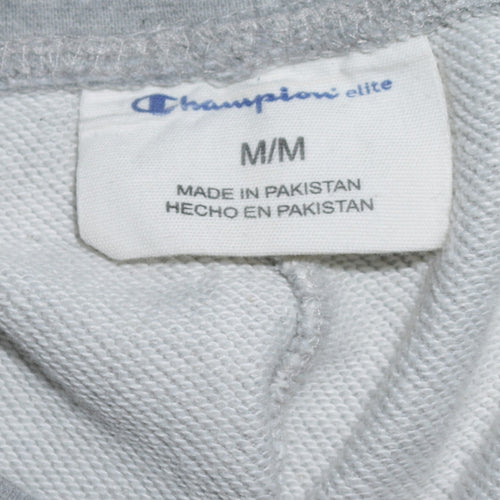 Champion Men's Grey Jogger Trousers M Regular Fit Cotton Blend