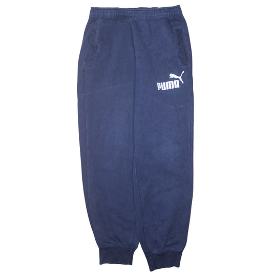 Puma Mens Blue M Sweatpants Jogger Fleece Trousers
