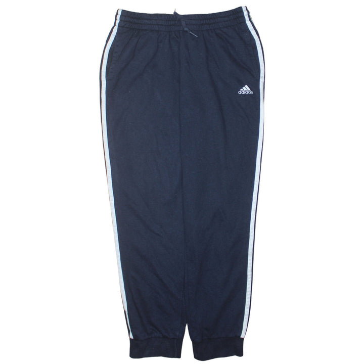 Adidas Women Black XL Track Pants with Side Stripes