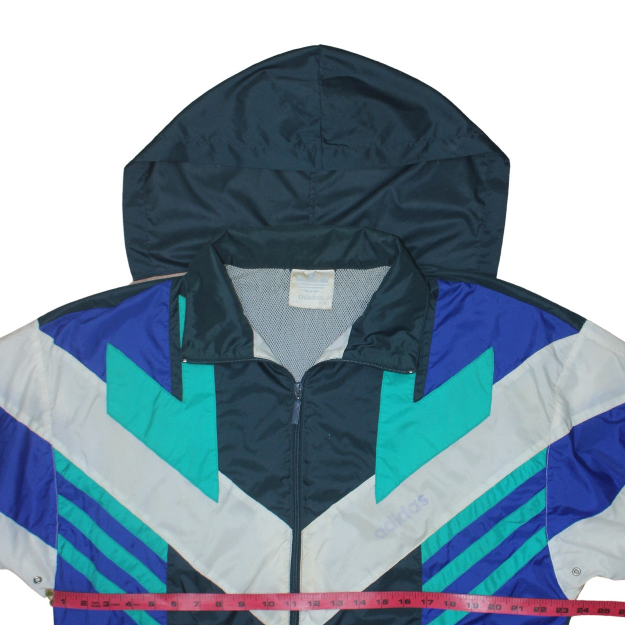 Adidas Women’s Blue 90s Retro Windbreaker Jacket Size L