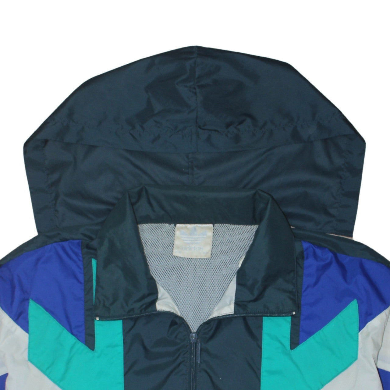 Adidas Women’s Blue 90s Retro Windbreaker Jacket Size L