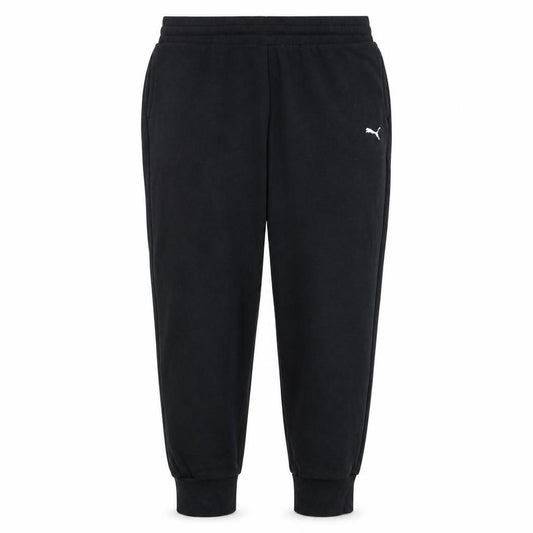 Front view of Puma Men's Black Regular Fit Jogger Trousers M