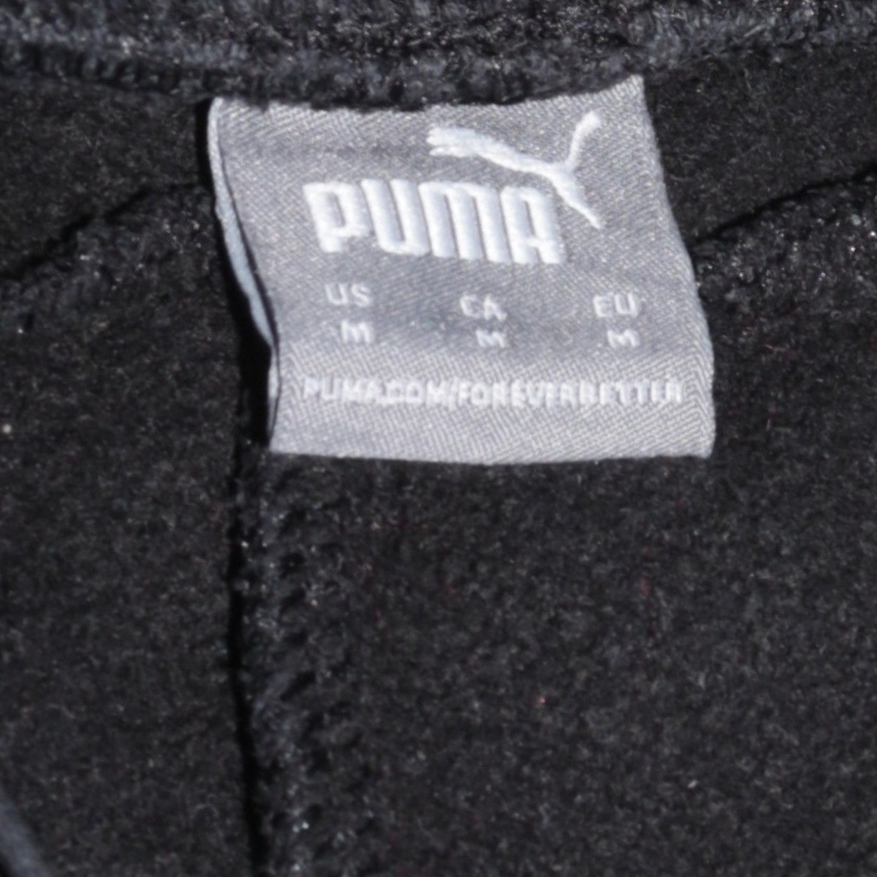 Puma Men's Black Regular Fit Jogger Trousers M