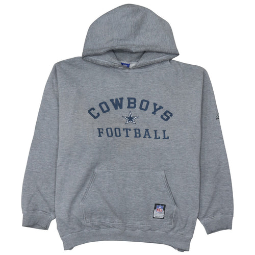 Reebok Men's Grey Cowboys Football NFL Pullover Hoodie XL