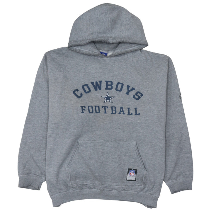 Reebok Men's Grey Cowboys Football NFL Pullover Hoodie XL