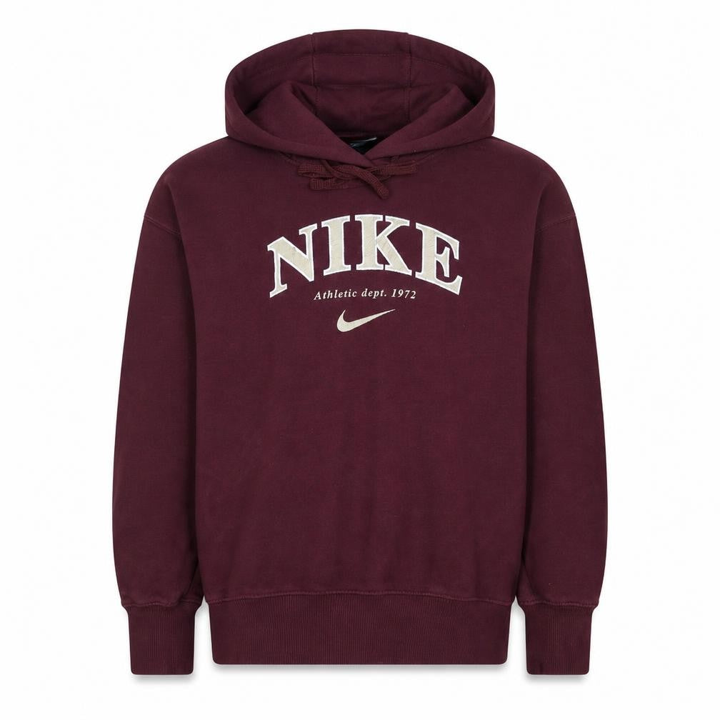 Nike Men's Red XS Pullover Hoodie Embroidered Logo Sportswear