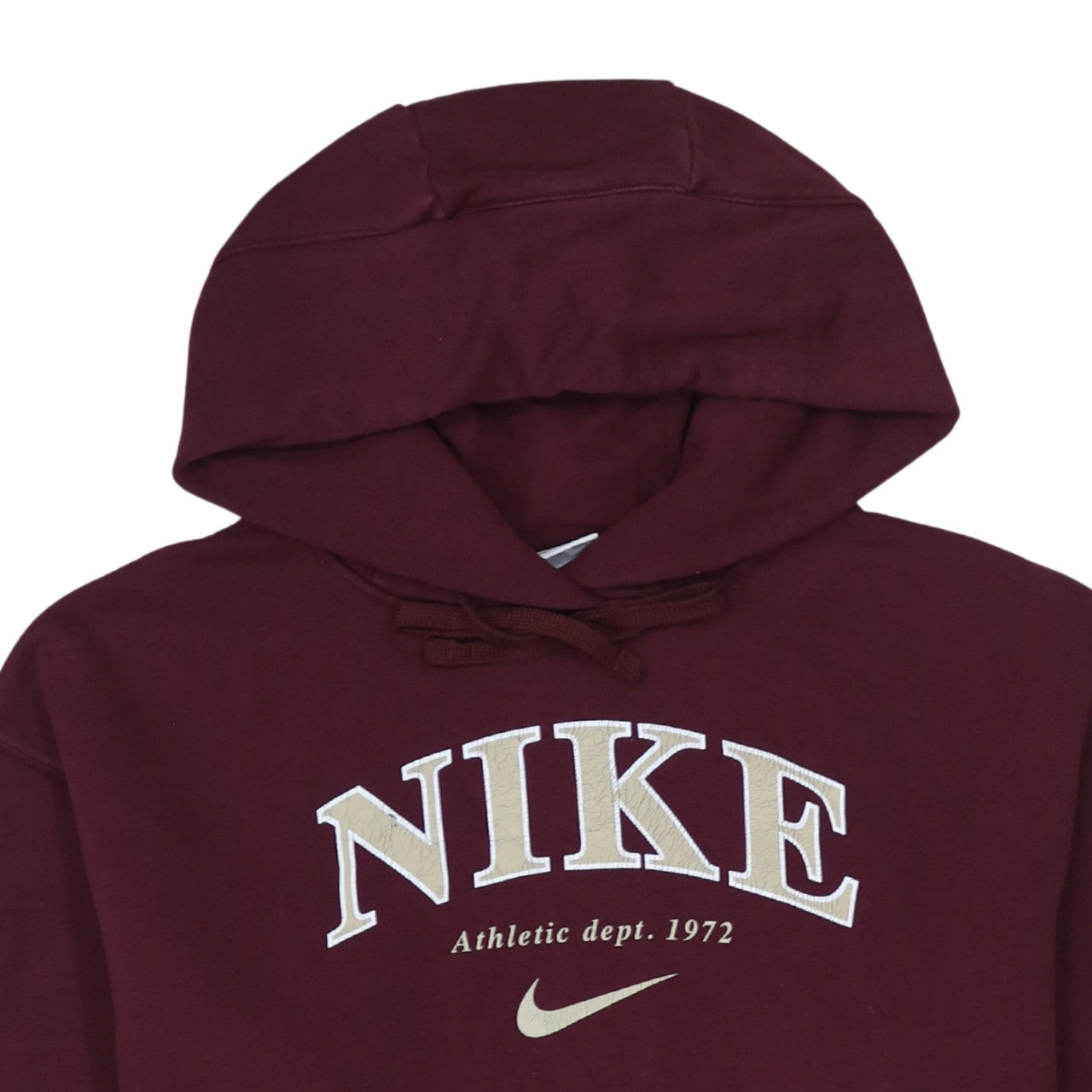 Nike Men's Red XS Pullover Hoodie Embroidered Logo Sportswear