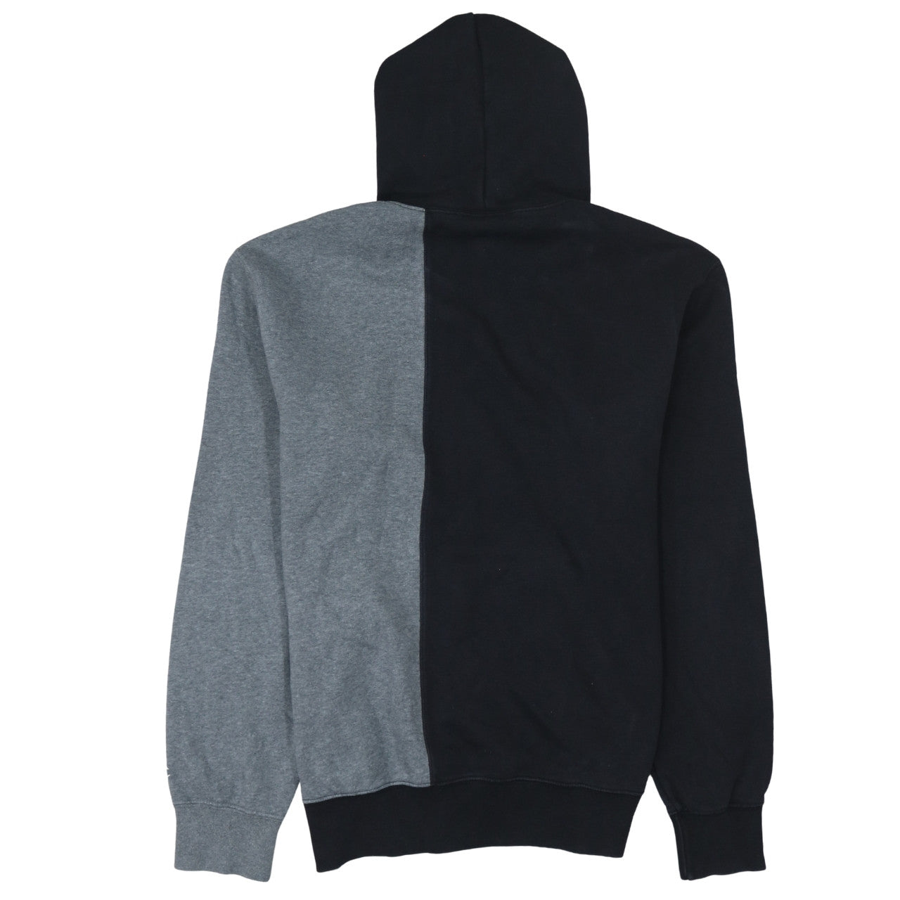 Champion Men’s Black Grey Pullover Hoodie Size L Logo Fleece