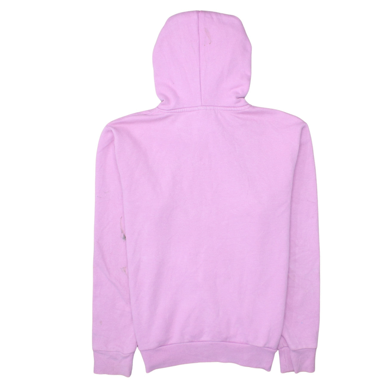 Fila Women Pink Pullover Hoodie Size M Cotton Blend Logo Sweatshirt