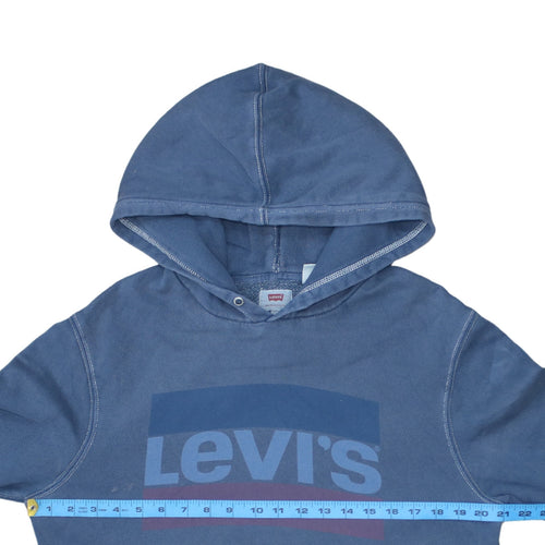 Levi's Men's Blue Pullover Hoodie M Classic Logo Sweatshirt