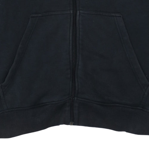Adidas Men's Black XL Full Zip Hoodie Fleece Sportswear