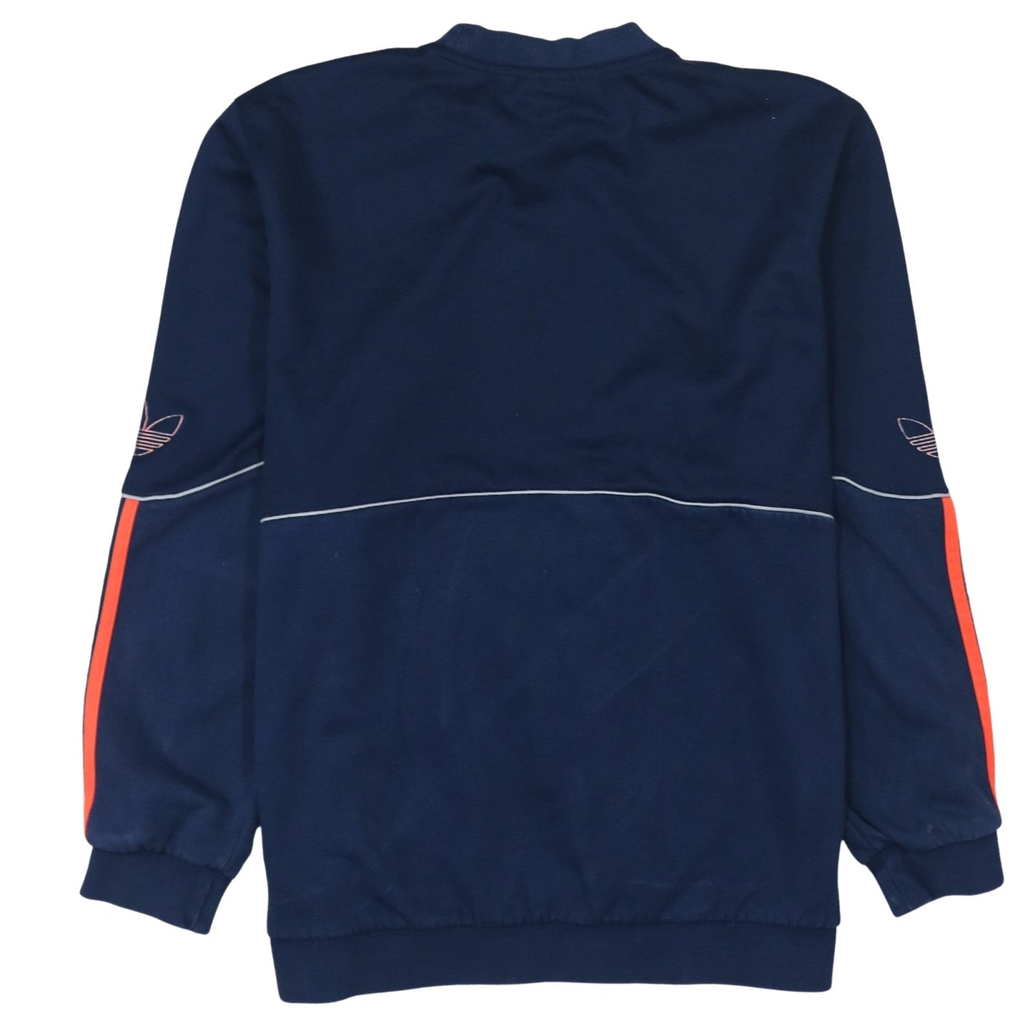 Adidas Men Blue Long Sleeve Pullover Sweatshirt L Sports Style