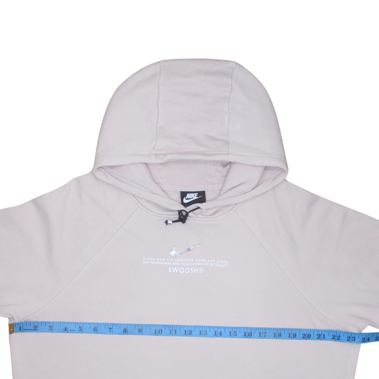 Nike Women's Beige Pullover Hoodie Medium Cotton Blend