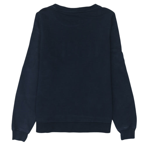Tommy Hilfiger Men Blue Crew Neck Pullover Sweatshirt M