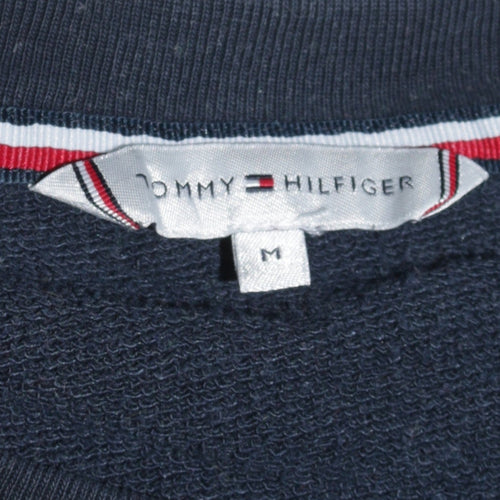 Tommy Hilfiger Men Blue Crew Neck Pullover Sweatshirt M