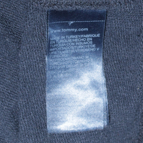 Tommy Hilfiger Men Blue Crew Neck Pullover Sweatshirt M