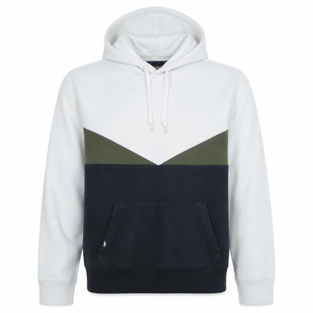 Front view of Hollister Men's Multicoloured Pullover Hoodie M Regular Fit