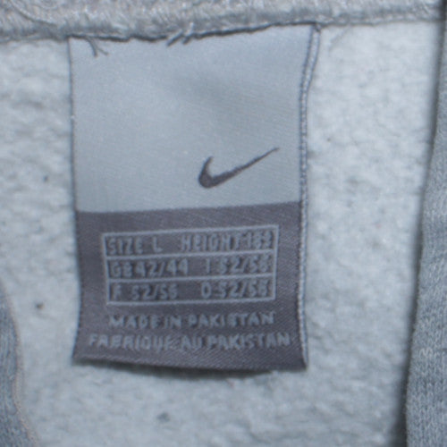 Nike Men's Grey Full Zip Hoodie L Air Max Graphic Sportswear