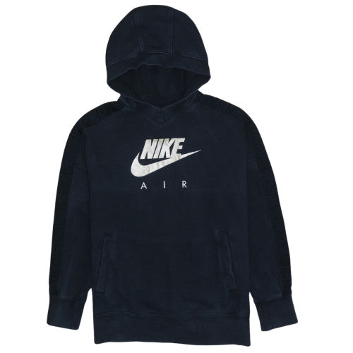 Nike Boys Black Pullover Hoodie L 146-156cm Fleece Sweatshirt