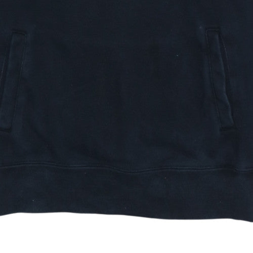 Nike Boys Black Pullover Hoodie L 146-156cm Fleece Sweatshirt