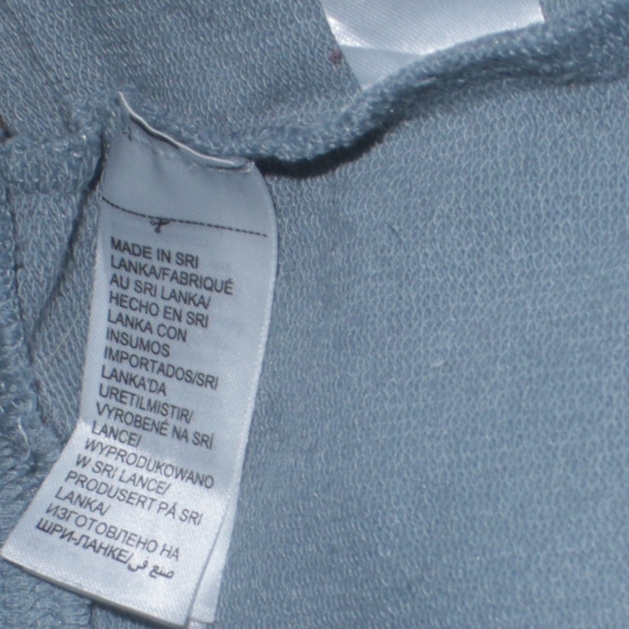 Calvin Klein Men's Blue Logo Crew Neck Cotton Sweatshirt L