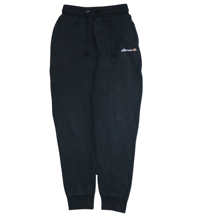 Ellesse Boys Black Jogger Sweatpants 13-14 Years Regular Fit Fleece Activewear