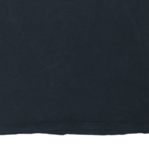 Emporio Armani Men's Black Slim Fit Logo T-Shirt Size L