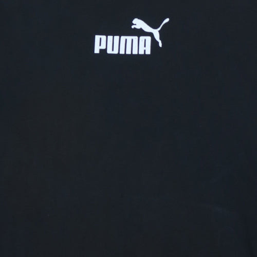 Puma Men's Black Logo Crew Neck Sweatshirt Size L