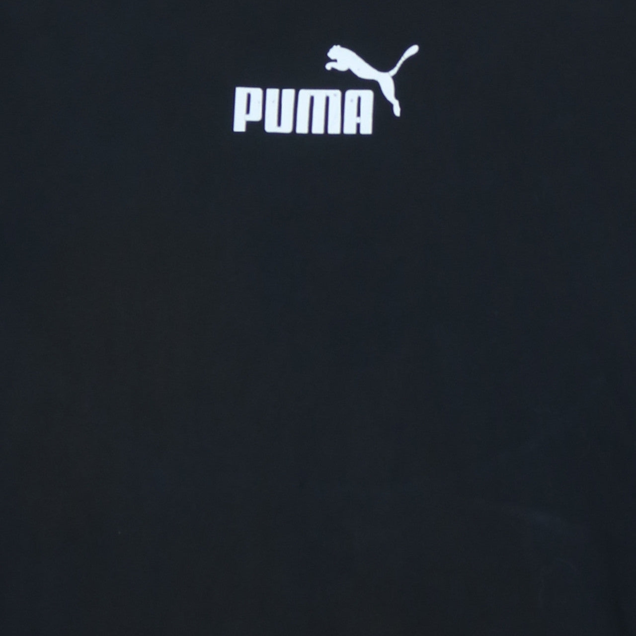 Puma Men's Black Logo Crew Neck Sweatshirt Size L