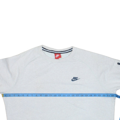 Nike Men's Grey Crew Neck Pullover Sweatshirt Size L