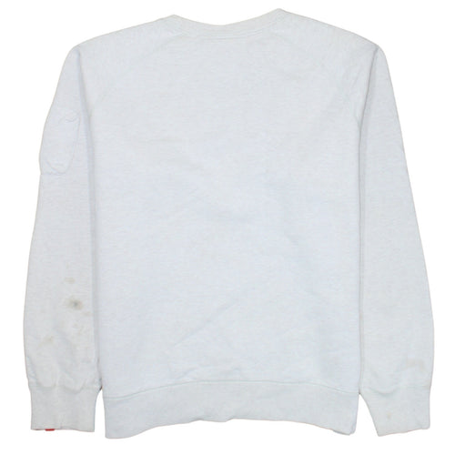 Nike Men's Grey Crew Neck Pullover Sweatshirt Size L