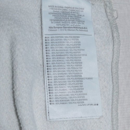 Nike Men's Grey Crew Neck Pullover Sweatshirt Size L