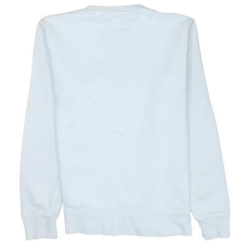 Levi's Mens White Crew Neck Logo Pullover Sweatshirt Size M