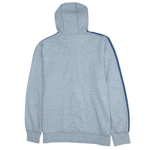Adidas Men's Grey Full Zip Hoodie L Sports Essentials Climalite