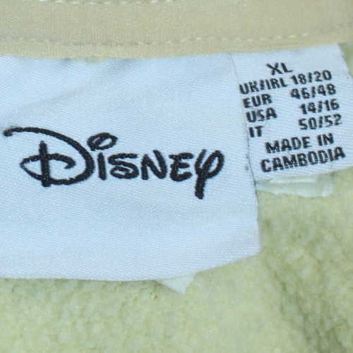 Disney Women Beige Winnie the Pooh Pullover Hoodie XL