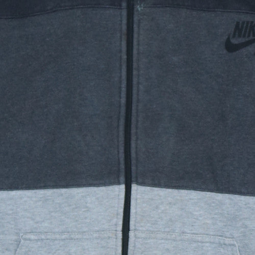 Nike Air Men’s Grey Full Zip Hoodie XL Regular Fit Sportswear