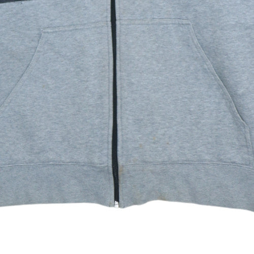 Nike Air Men’s Grey Full Zip Hoodie XL Regular Fit Sportswear
