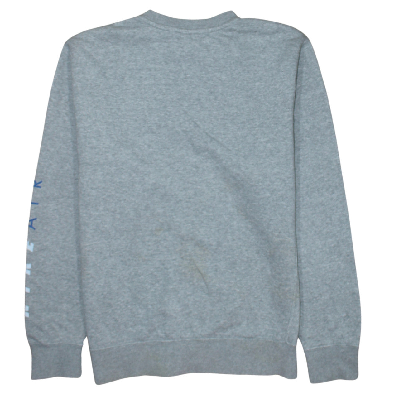 Nike Men's Grey Air Logo Sweatshirt Size S Pullover Fleece