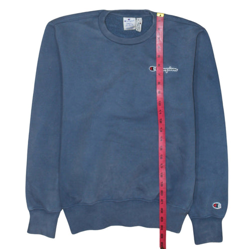 Champion Men's Blue Small Pullover Crew Neck Sweatshirt