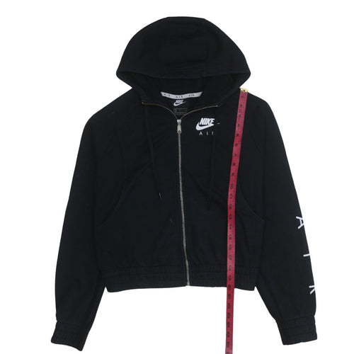 Nike Air Women's Black Full Zip Hoodie Size S Cotton Blend