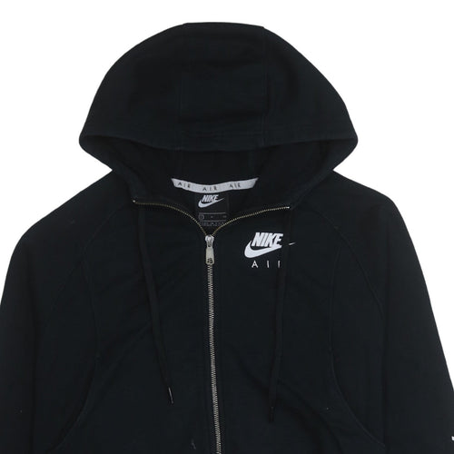 Nike Air Women's Black Full Zip Hoodie Size S Cotton Blend