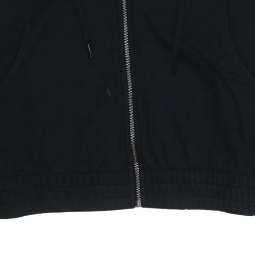 Nike Air Women's Black Full Zip Hoodie Size S Cotton Blend