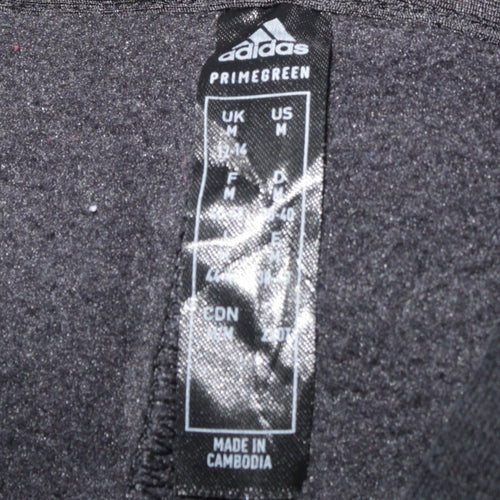 Adidas Women’s Black Fleece Pullover Hoodie Size M Logo Detail