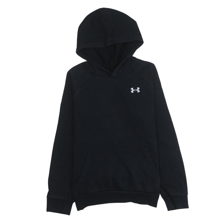 Under Armour Boys Black Pullover Fleece Hoodie Size 158