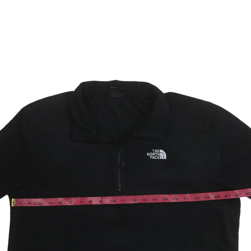 The North Face Men's Black XL 1/4 Zip Fleece Pullover Sweatshirt