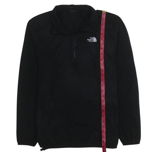 The North Face Men's Black XL 1/4 Zip Fleece Pullover Sweatshirt
