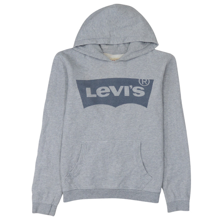 Levi's Boys Grey Hooded Pullover Sweatshirt Size 16 Regular Fit