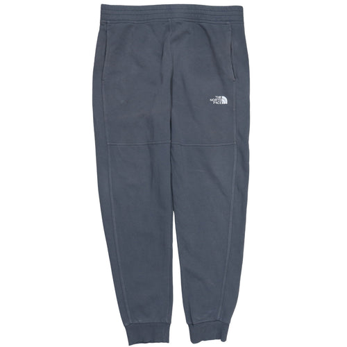 The North Face Mens Grey Jogger Sweatpants L Fleece Tapered Fit