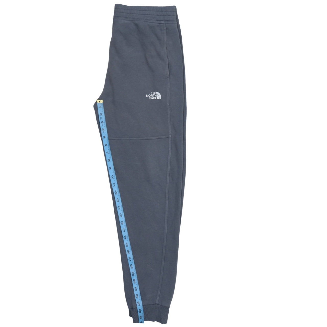 The North Face Mens Grey Jogger Sweatpants L Fleece Tapered Fit